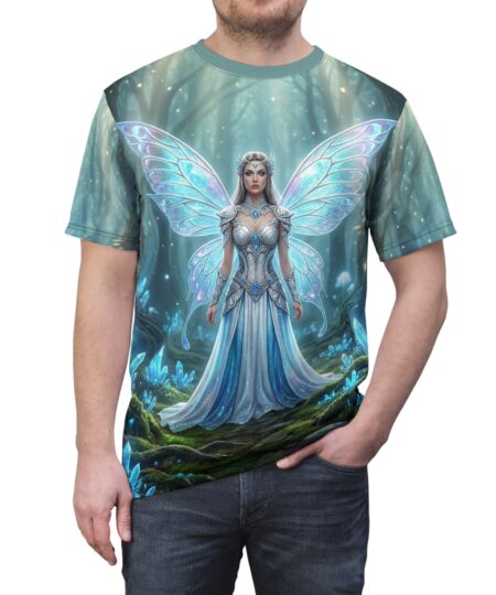 Fairy Queen T‑Shirt — Enchanted Forest All‑Over Print Tee