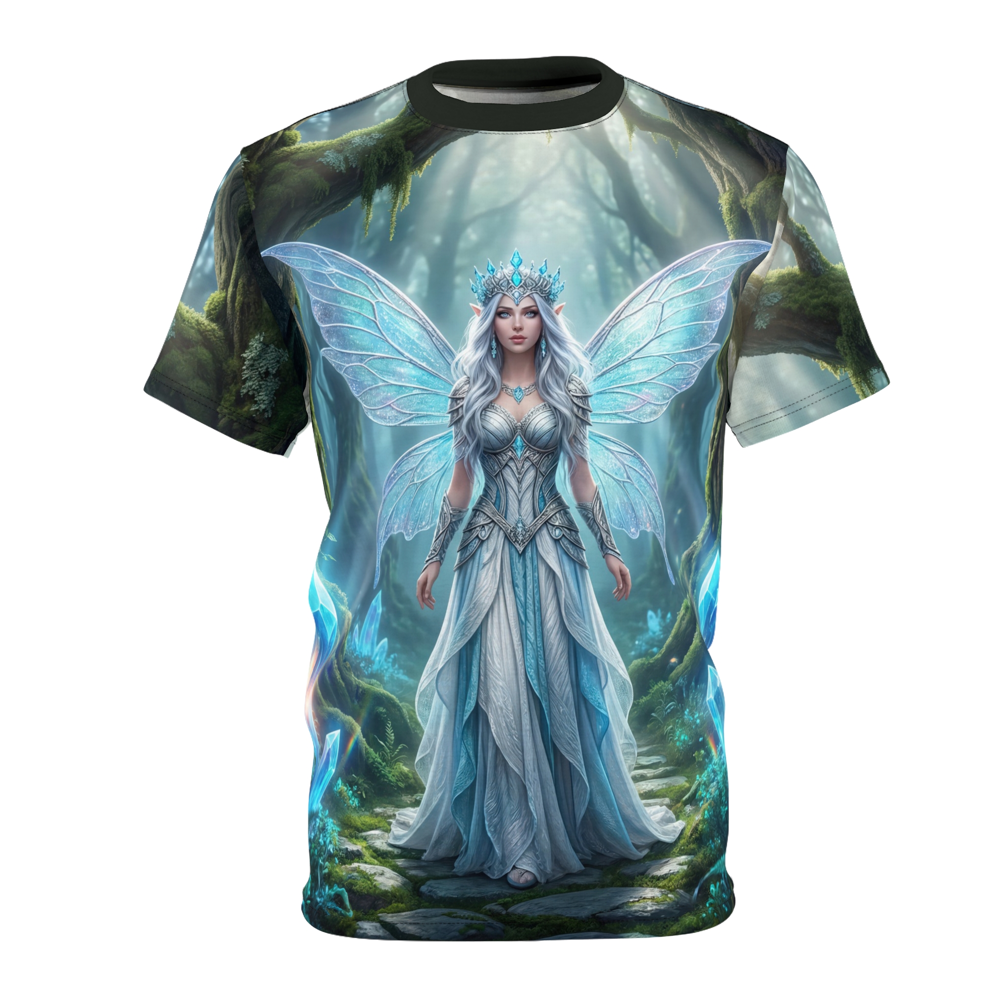 Fairy Queen All-Over Print Tee — Enchanted Forest Fantasy T-Shirt - Image 3