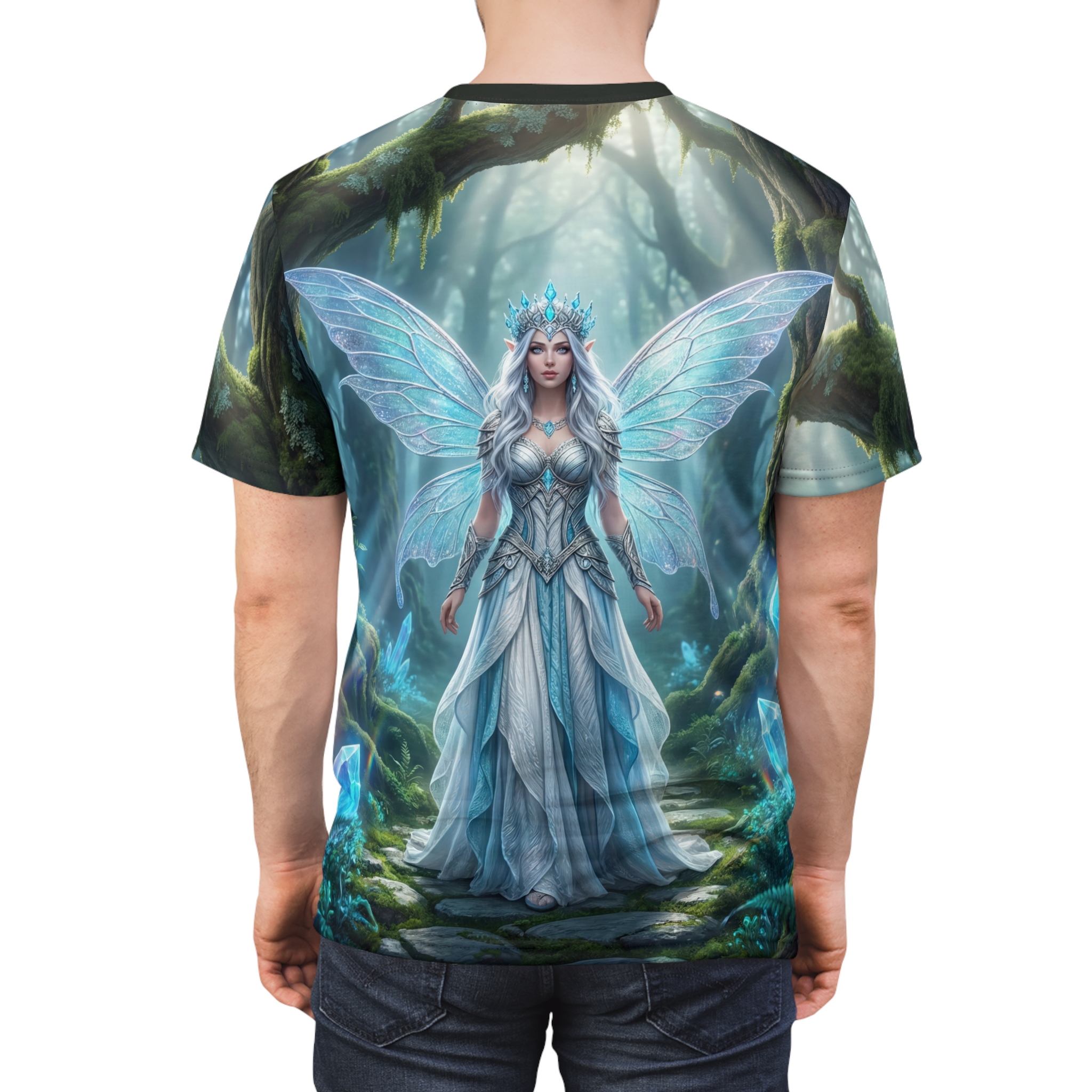 Fairy Queen All-Over Print Tee — Enchanted Forest Fantasy T-Shirt - Image 2
