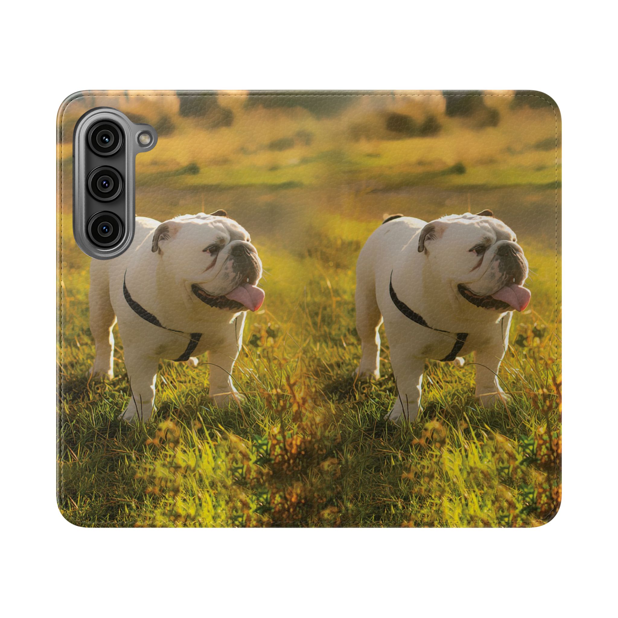 Bulldog Sunset Flip Phone Case – Wallet Folio with Card Slots - Image 34