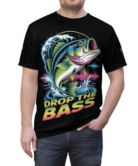 Drop the Bass Fishing Tee — Retro Bass Fish Graphic T-Shirt