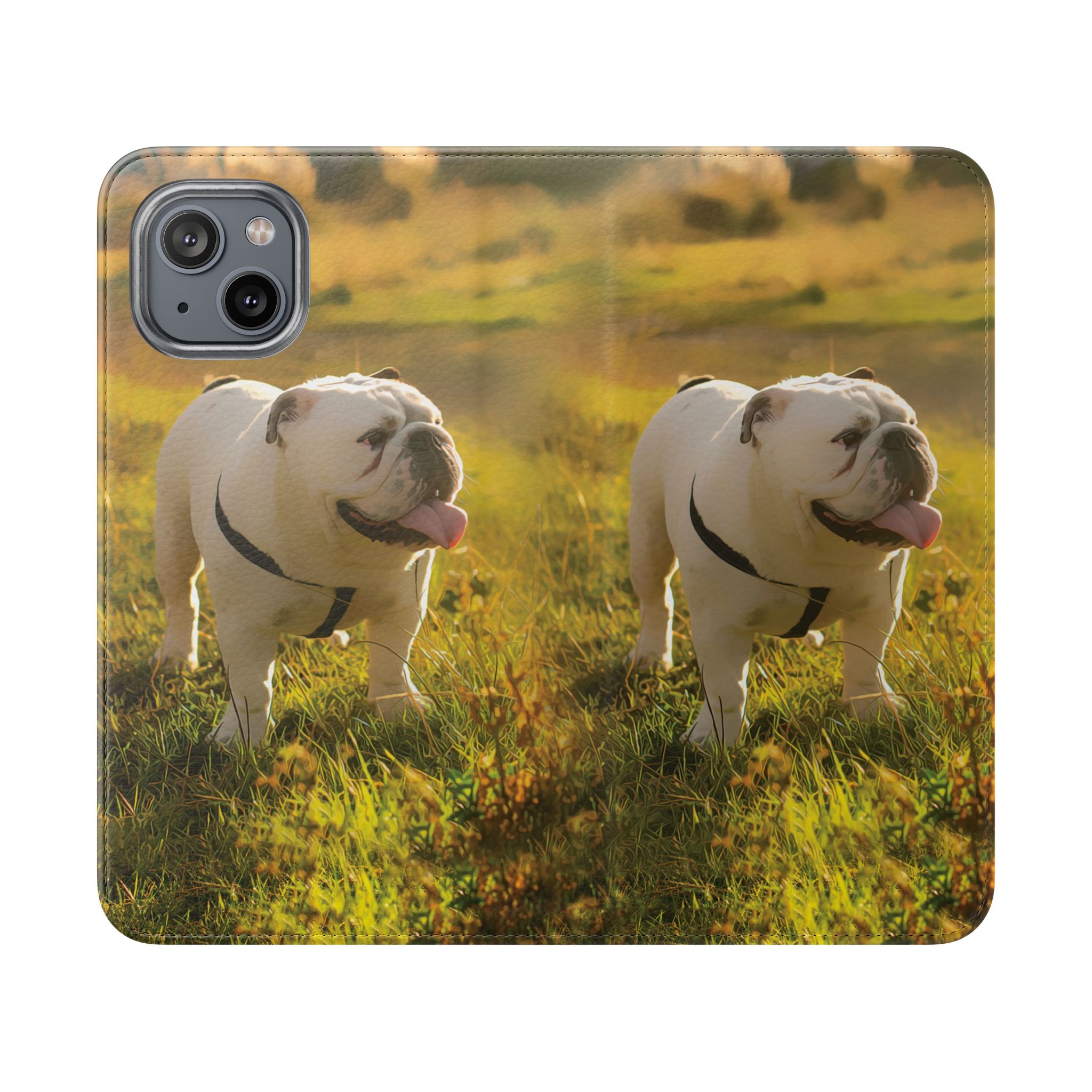 Bulldog Sunset Flip Phone Case – Wallet Folio with Card Slots - Image 30