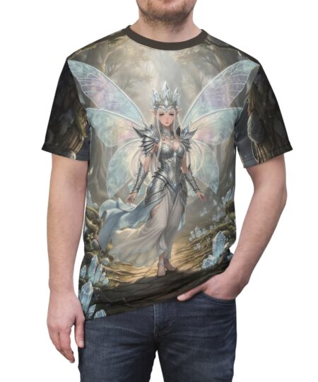 Fairy Queen All-Over Print Tee — Magical Crystal Fairy Graphic T-Shirt