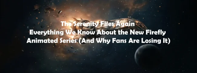 The Serenity Flies Again – Everything We Know About the New Firefly Animated Series (And Why Fans Are Losing It)