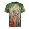Premium Fairy and Unicorn T-Shirt — Enchanted Forest All-Over Print Tee – soft all-over print unisex tee