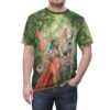 Premium Fairy and Unicorn T-Shirt — Enchanted Forest All-Over Print Tee – soft all-over print unisex tee