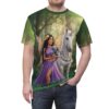 Bold Fairy and Unicorn T-Shirt — Enchanted Forest Fantasy Tee – high-quality graphic streetwear t-shirt