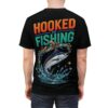 Vibrant marlin graphics splash across this t-shirt with a 360-degree graphic that covers the entire surface from collar to hem for dedicated anglers.