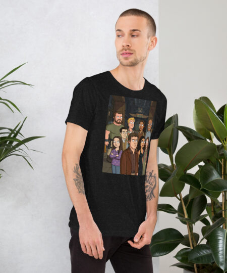 Bold Space Tv Show Cartoon Style 1 Unisex t-shirt – high-quality graphic streetwear t-shirt