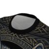 Intricate Norse knotwork and runic patterns flow across this t-shirt with a 360-degree graphic that covers every inch of the fabric from neck to hem.