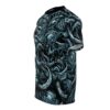 Creepy multi-eye skulls and shadowy tentacles crawl across this garment in a vivid all-over print that covers every inch of the fabric from seam to seam.