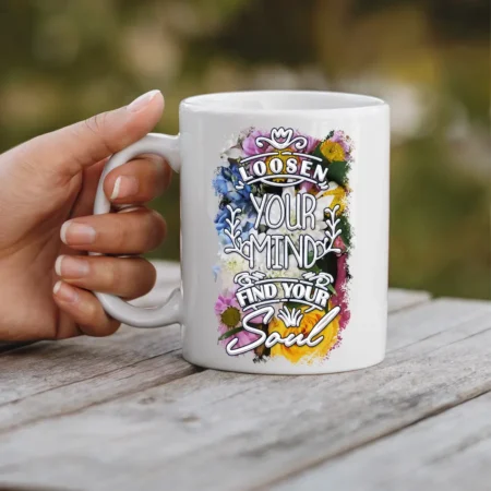 Alternative view of Loosen Your Mind Find Your Soul Coffee Mug