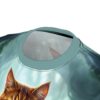 Muscular warrior cat imagery spans the entire surface of this shirt with a vivid 360-degree graphic that wraps around every inch of the fabric.