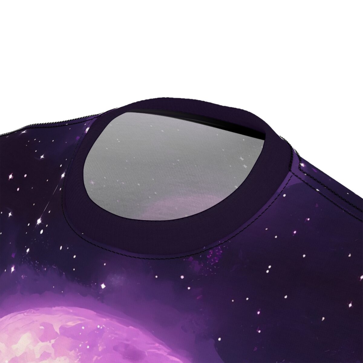 Purple Moon Dolphin T‑Shirt - Cosmic Ocean Graphic Tee - Image 5