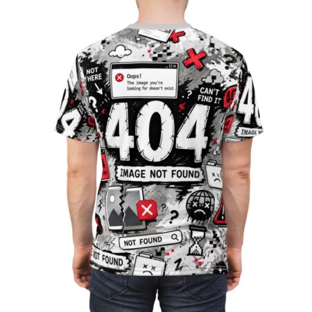 Alternative view of 404 Image Not Found Tee - All Over Print Graphic T-Shirt