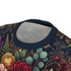 Vibrant floral sugar skulls and intricate botanicals wrap around every inch of this garment using an all-over print to ensure continuous, edge-to-edge coverage.