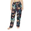 Butterfly and floral all over print lounge pants featuring a seamless vintage pattern on comfortable sublimation fabric.