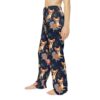 Chihuahua dancers in tutus, celestial floral seamless print pajama pants for women, cute dog sublimation graphic.