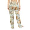 Cute kittens and golden retriever puppies in a field of daisies, all over print pajama pants.