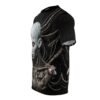 Cyber grunge android all over print sublimation tee featuring a seamless robotic cable and circuitry wrap around design.