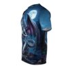 Dragon under moonlight all over print sublimation tee featuring a fantasy gothic aesthetic and seamless wrap around design.
